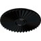 Ekena Millwork Shakuras Ceiling Medallion (For Canopies up to 5"), Hand-Painted Jet Black, 19 3/4"OD x 1 3/8"P CM20SHBLF - alternate 4